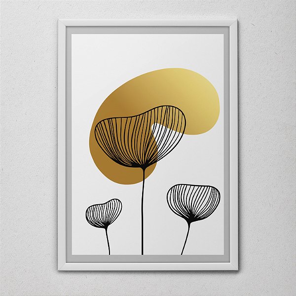 Quadro Decorativo Folhagem B&D 3