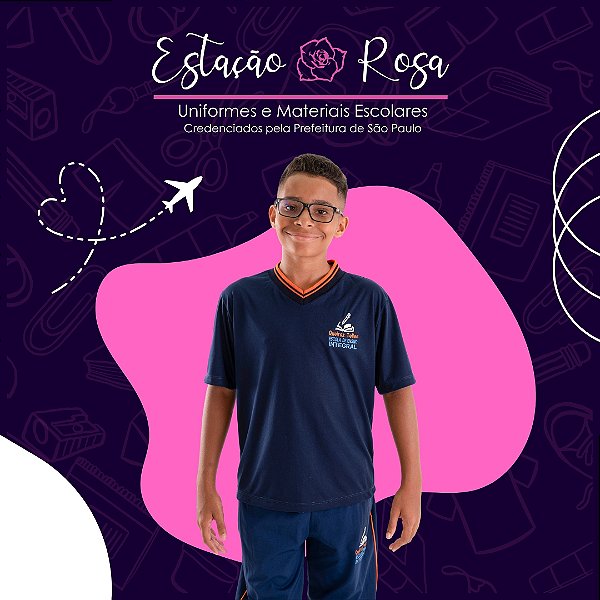Camiseta Tradicional Escolar Queiroz Telles
