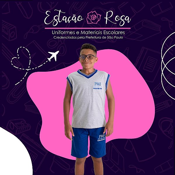 Camiseta Regata Escolar Paulo Monte Serrat