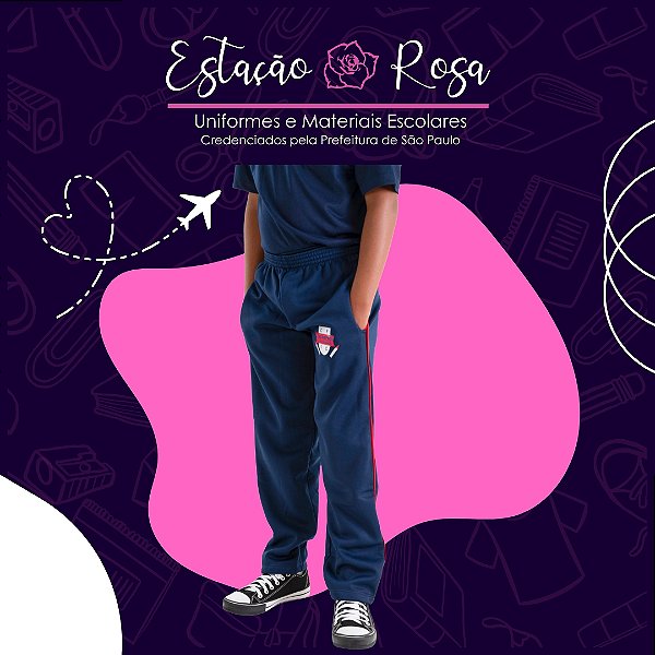 Calça Tradicional Flanelada Escolar Cândido Procópio