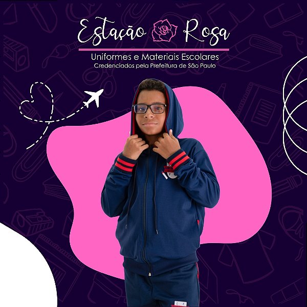 Jaqueta Flanelada Escolar Cândido Procópio