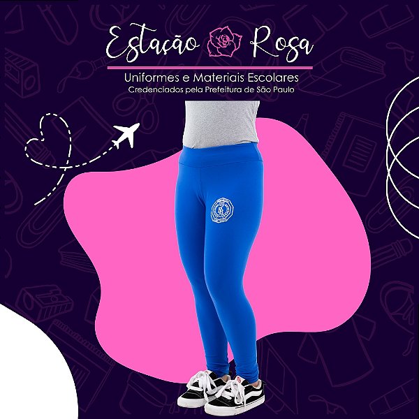 Legging Escolar Barro Branco