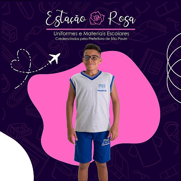 Bermuda Escolar Paulo Monte Serrat