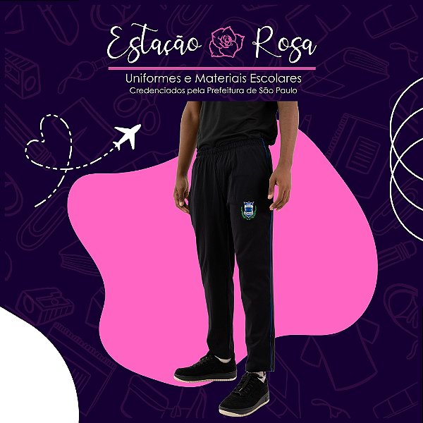 Calça Tradicional sem Flanela Escolar Zípora