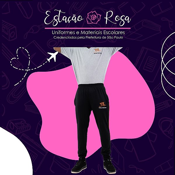 Calça Tradicional sem Flanela Escolar Yervant Kissajikian