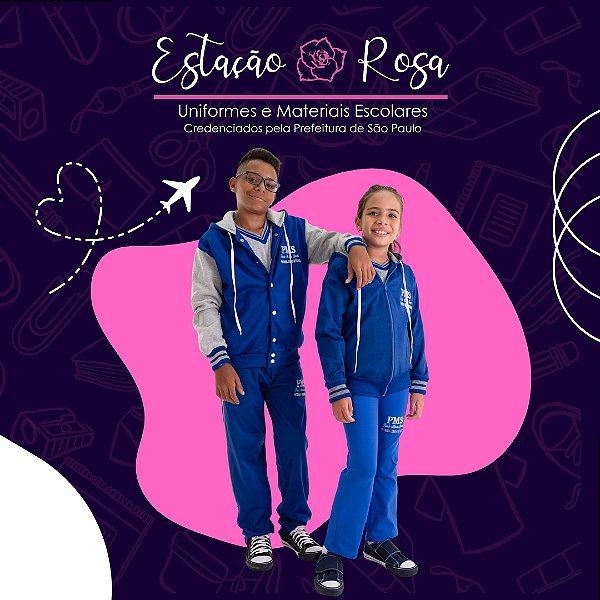 Jaqueta Flanelada Escolar Paulo Monte Serrat