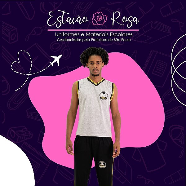 Camiseta Regata Escolar Pedro Taques