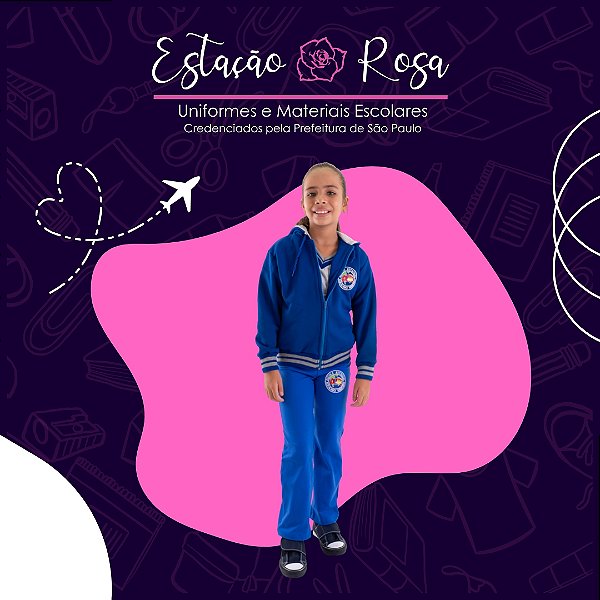 Jaqueta sem Flanela Escolar Aquilino Ribeiro