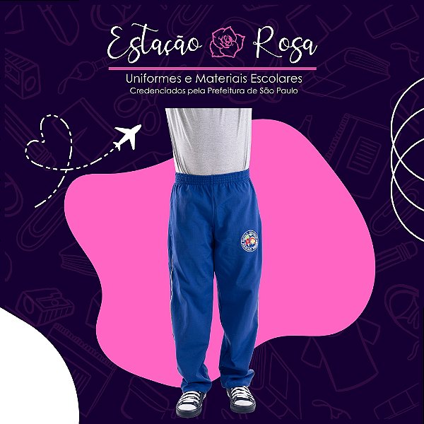 Calça Tradicional sem Flanela Escolar Aquilino Ribeiro