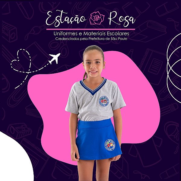 Short-Saia Escolar Aquilino Ribeiro