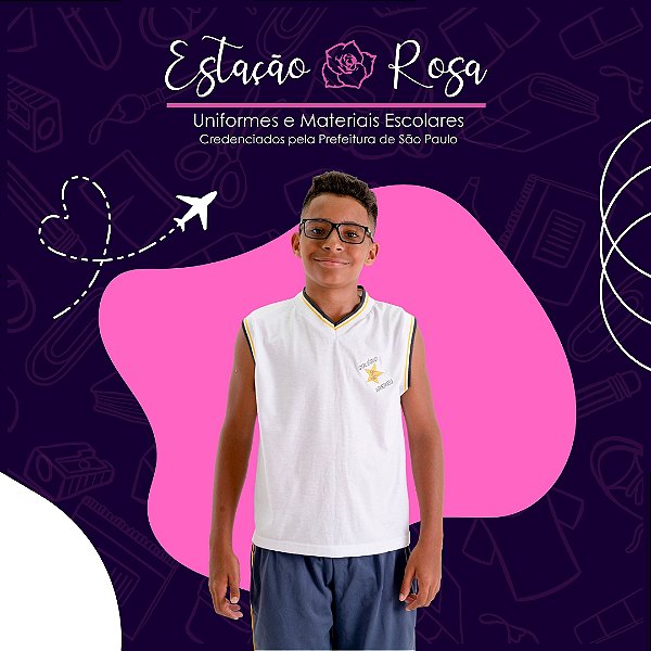 Camiseta Regata Escolar Arereu
