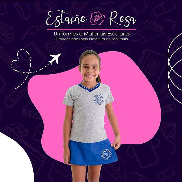 Short-Saia Escolar Sergio Rocha Kiehl
