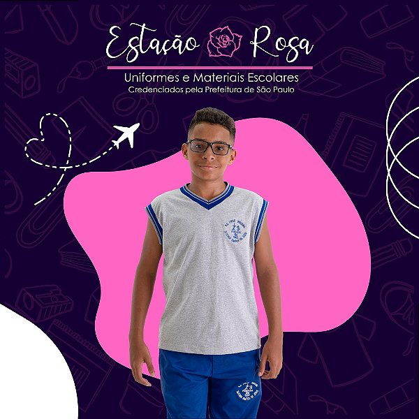 Camiseta Regata Escolar Indiana