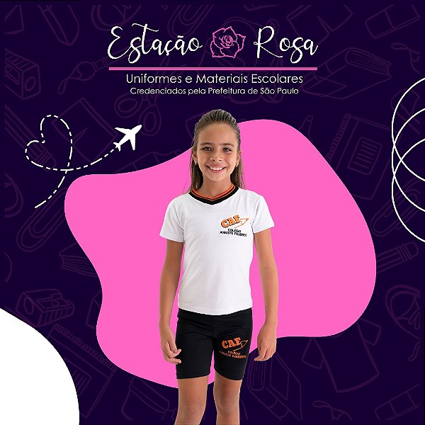 Baby Look Escolar Colégio Augusto Figueiredo