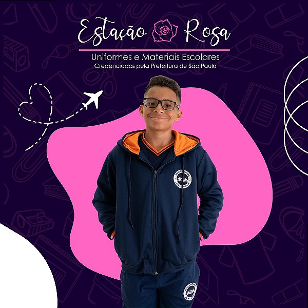 Jaqueta Flanelada Escolar Jardim Limoeiro
