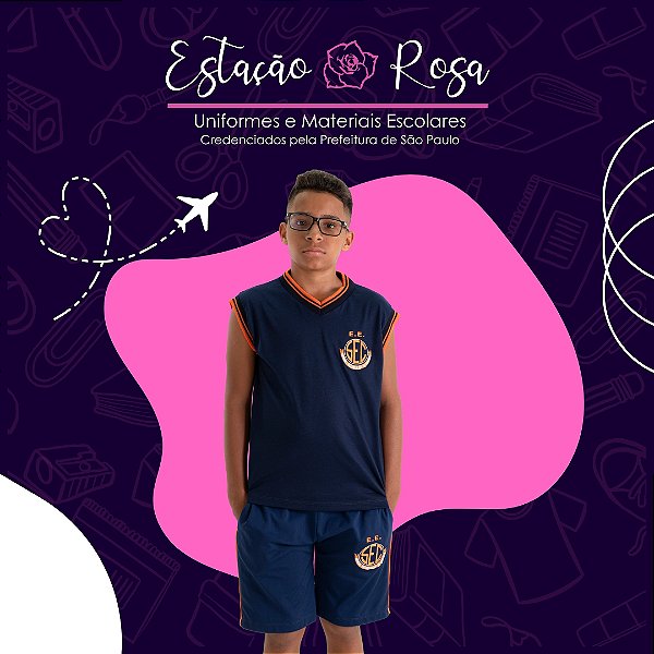 Camiseta Regata Escolar Jardim Limoeiro
