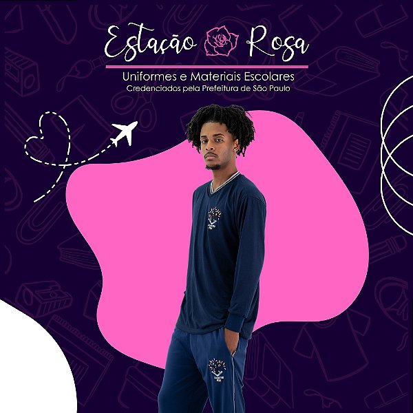 Camiseta Manga Longa Escolar Cândido Barone