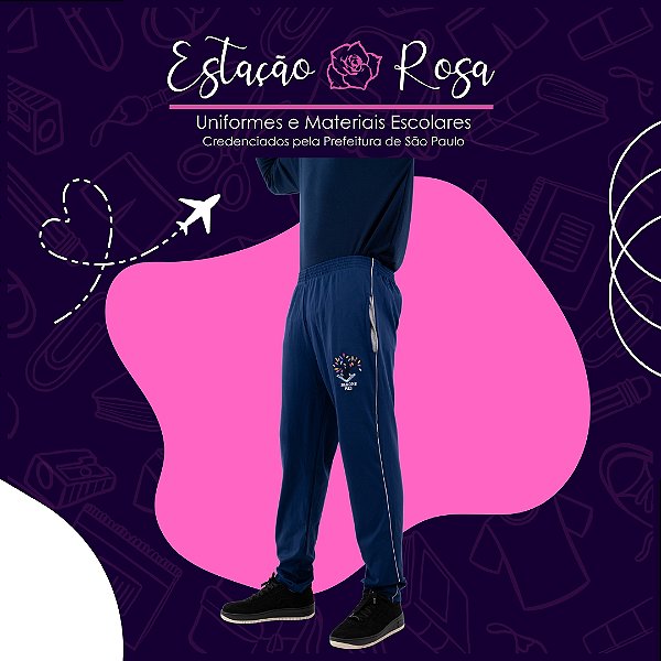 Calça Tradicional sem Flanela Escolar Cândido Barone