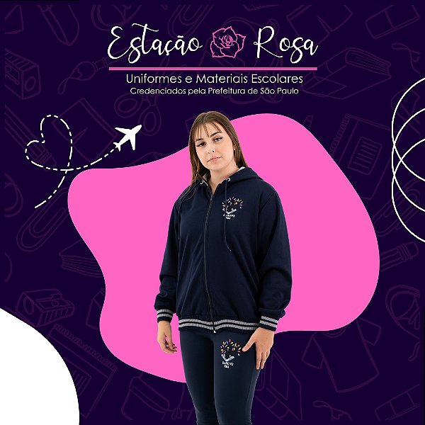 Jaqueta Flanelada Escolar Cândido Barone