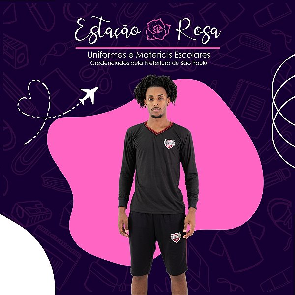 Camiseta Manga Longa Escolar Juan Carlos Onetti