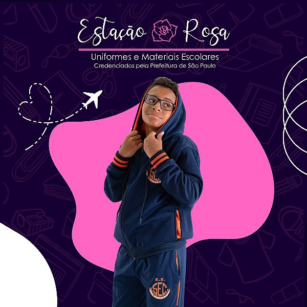 Jaqueta sem Flanela Escolar Estanislau Camargo