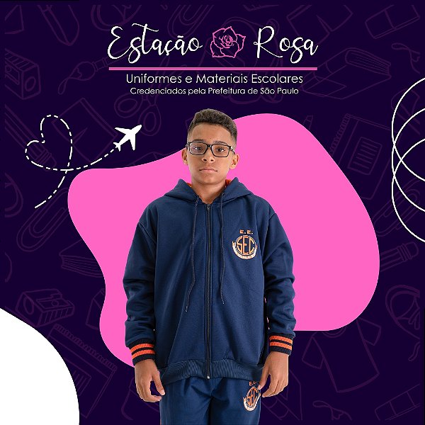 Jaqueta Flanelada Escolar Estanislau Camargo