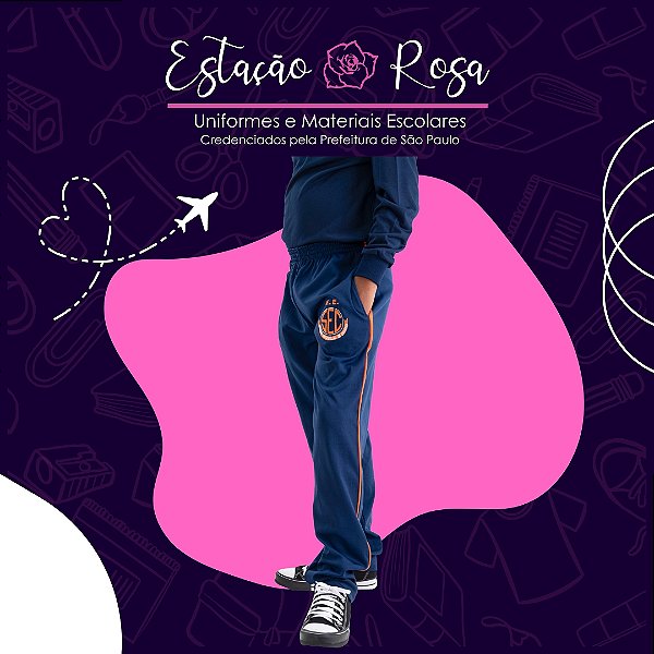 Calça Tradicional Flanelada Escolar Estanislau Camargo