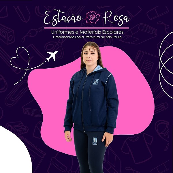 Jaqueta Flanelada Escolar Poly Master