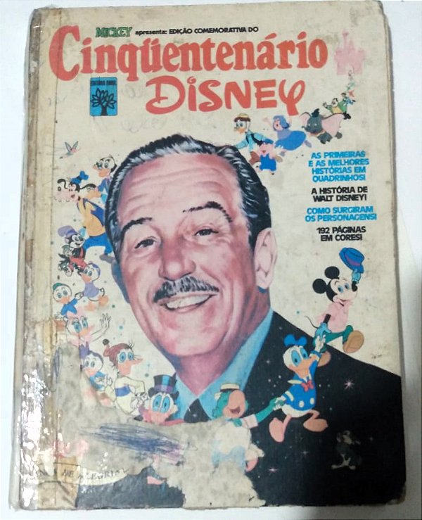 CINQUENTENÁRIO DISNEY - WALT DISNEY