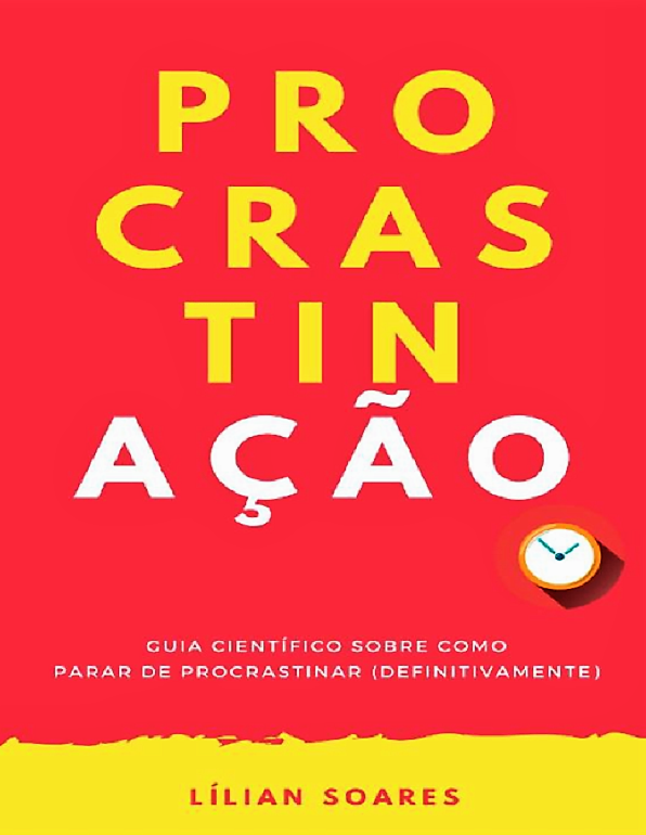 PROCRASTINAÇÃO - LÍLIAN SOARES