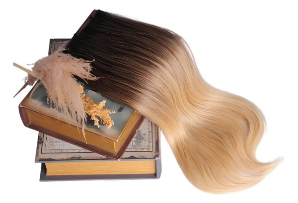 Mega Hair Fita Adesiva Slim Cabelo humano Brasileiro Premium  Loiro 55cm - 100g