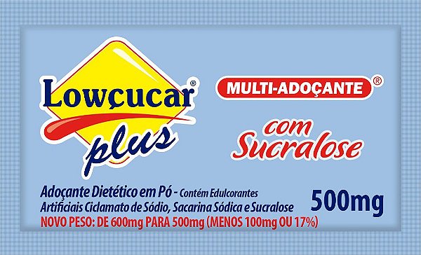 Adoçante Lowçucar Multi 1000X5MG