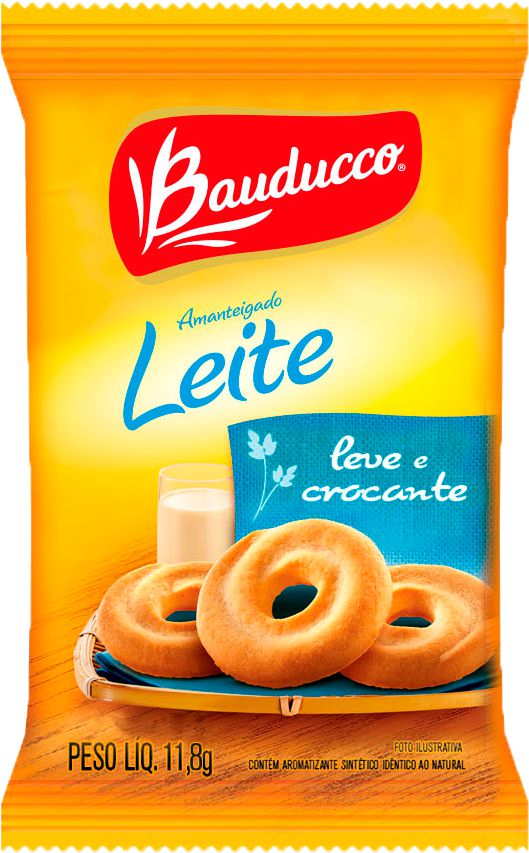Biscoito Bauducco Amanteigado Leite 400X11,8G