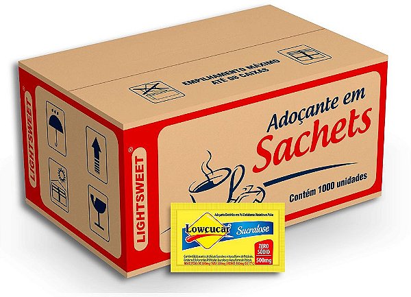 Adoçante Lowçucar Sucralose 1000X5MG