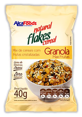 Granola Alca Foods Frutas 100X40G