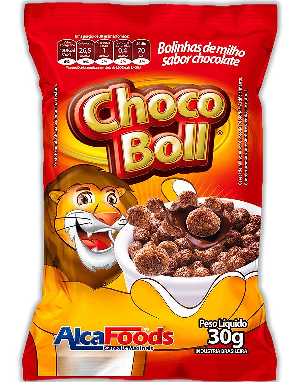 Cereal Alca Foods Choco Boll 100X30G