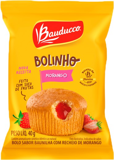 Bolinho Bauducco Morango 40G