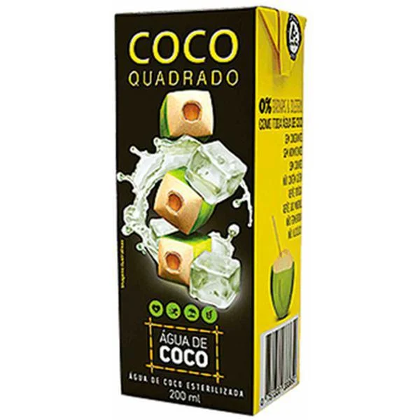 AGUA DE COCO QUADRADO 27X200ML