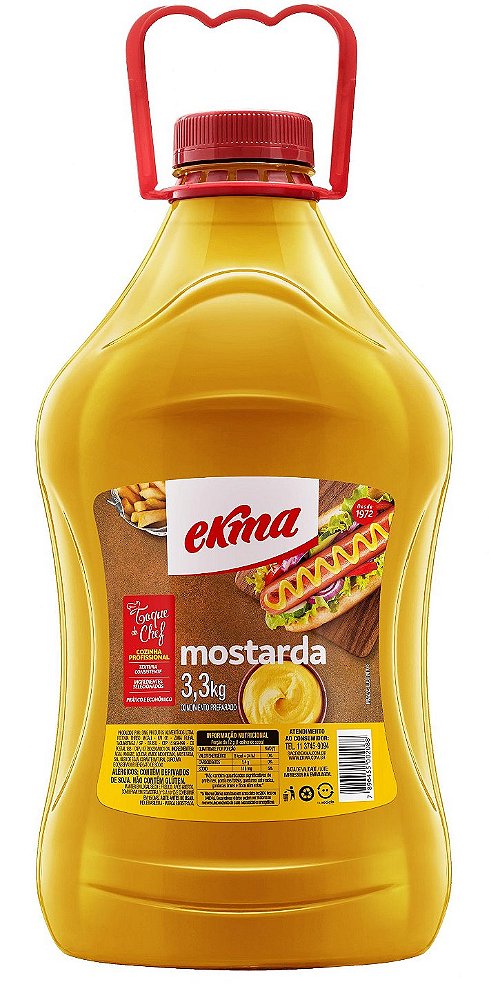 MOSTARDA COND PREP EKMA 6X3,3KG