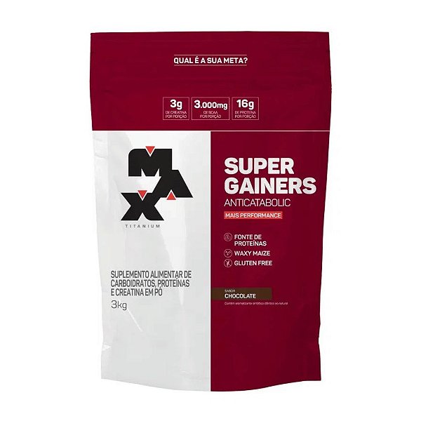 Super Gainers Max Titanium - Refil 3kg