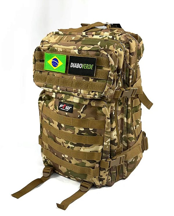 MOCHILA TÁTICA FTW - CAMUFLADA