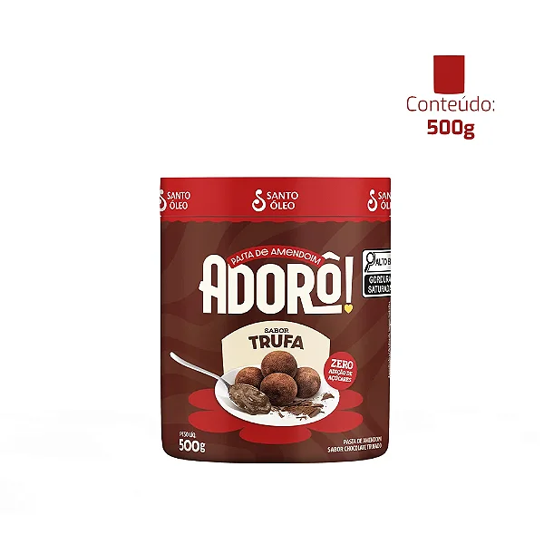 Pasta de Amendoim Sabor Trufa – 500g - VAL. 20/09/25