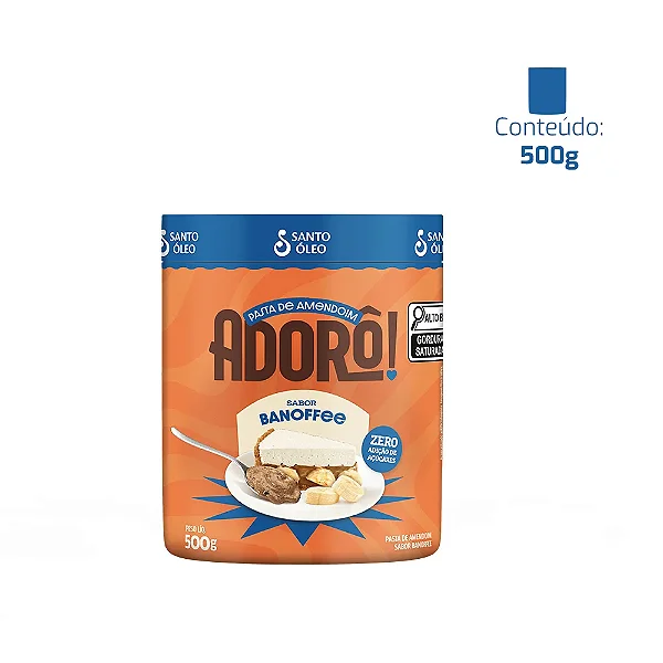Pasta de Amendoim Sabor Banoffee – 500g - VAL. 20/09/25