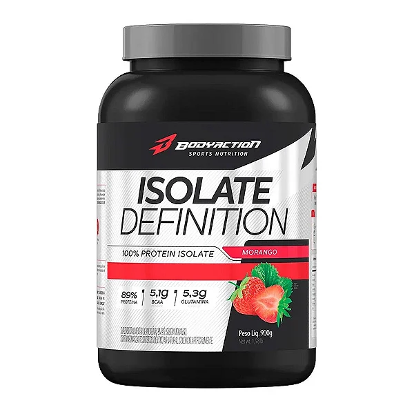 Whey Isolate Definition - 900g MORANGO - VAL. FINAL 09/2025