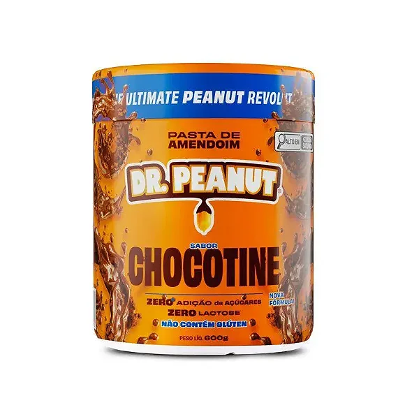 Pasta de amendoim sabor CHOCOTINE 600g - VAL. FINAL/05/2026