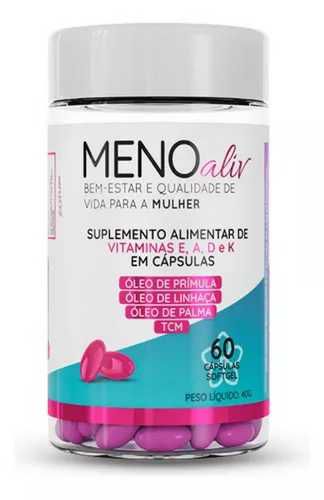 MENO ALIV ZOLVE 500MG 60 CAPSULAS