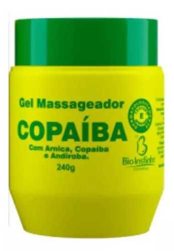 GEL DESODORANTE MASSAGEADOR COPAIBA COM ARNICA E ANDIROBA BIO INSTINTO 240G
