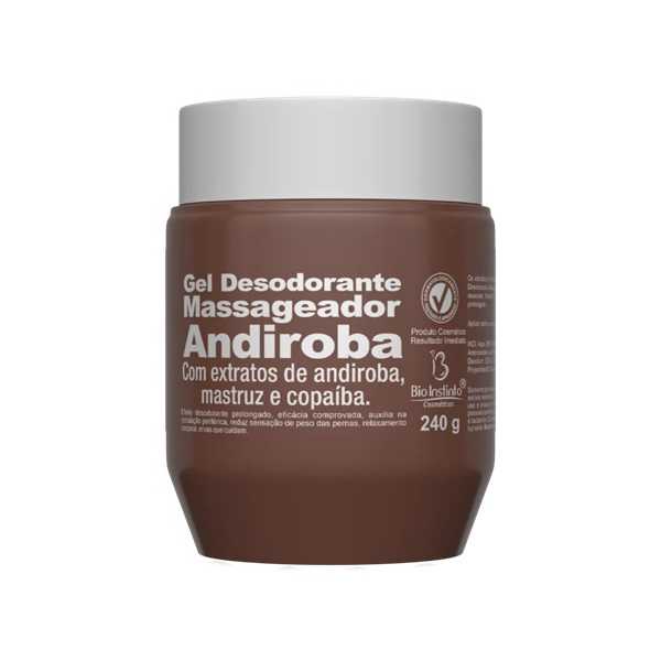 GEL DESODORANTE MASSAGEADOR ANDIROBA BIO INSTINTO 240G