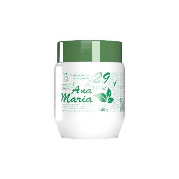GEL DESODORANTE MASSAGEADOR ANA MARIA 29 ERVAS BIO INSTINTO 240G