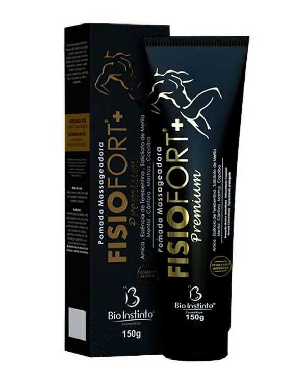 POMADA MASSAGEM FISIOFORT + PREMIUM BIO INSTINTO 150G